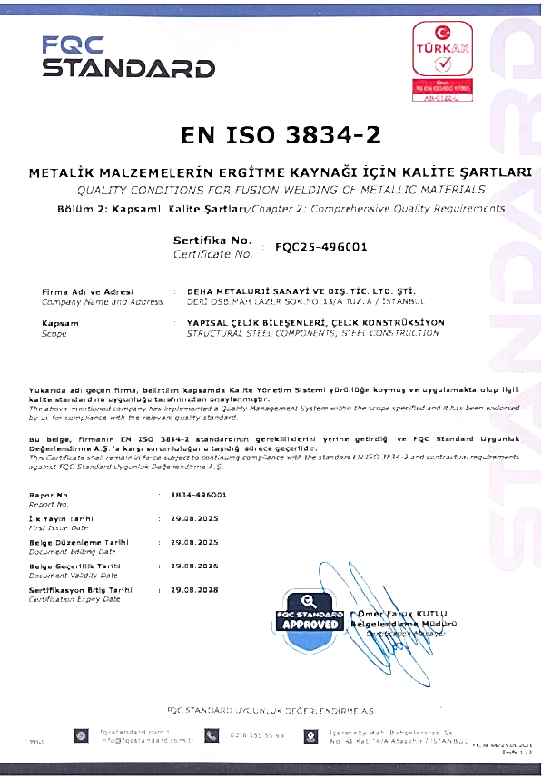 TS EN ISO 3834-2